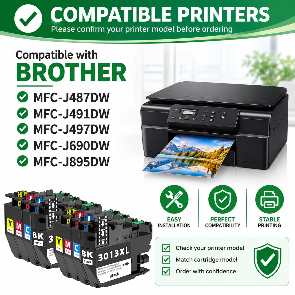 brother 純正　カートリッジ　マゼンタ、シアン、イエロー、ブラック Amazon.co.jp: Brother LC3013 インクカートリッジ LC-3013 (ブラック