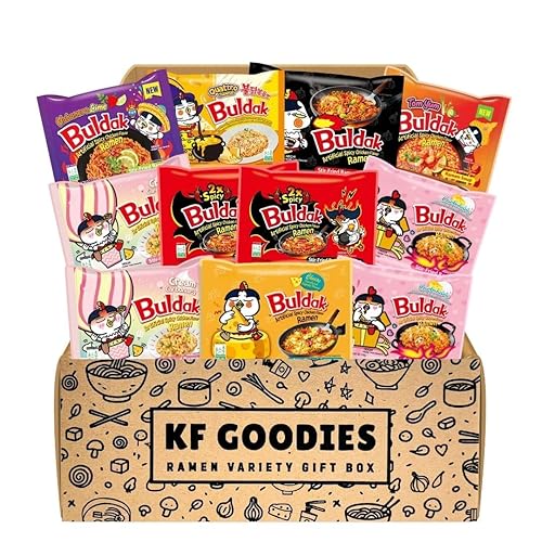 Vista 35 de Samyang Buldak - Sopa de fideos coreanos, salteados, de pollo picante (10, carbonara y Jjajang)