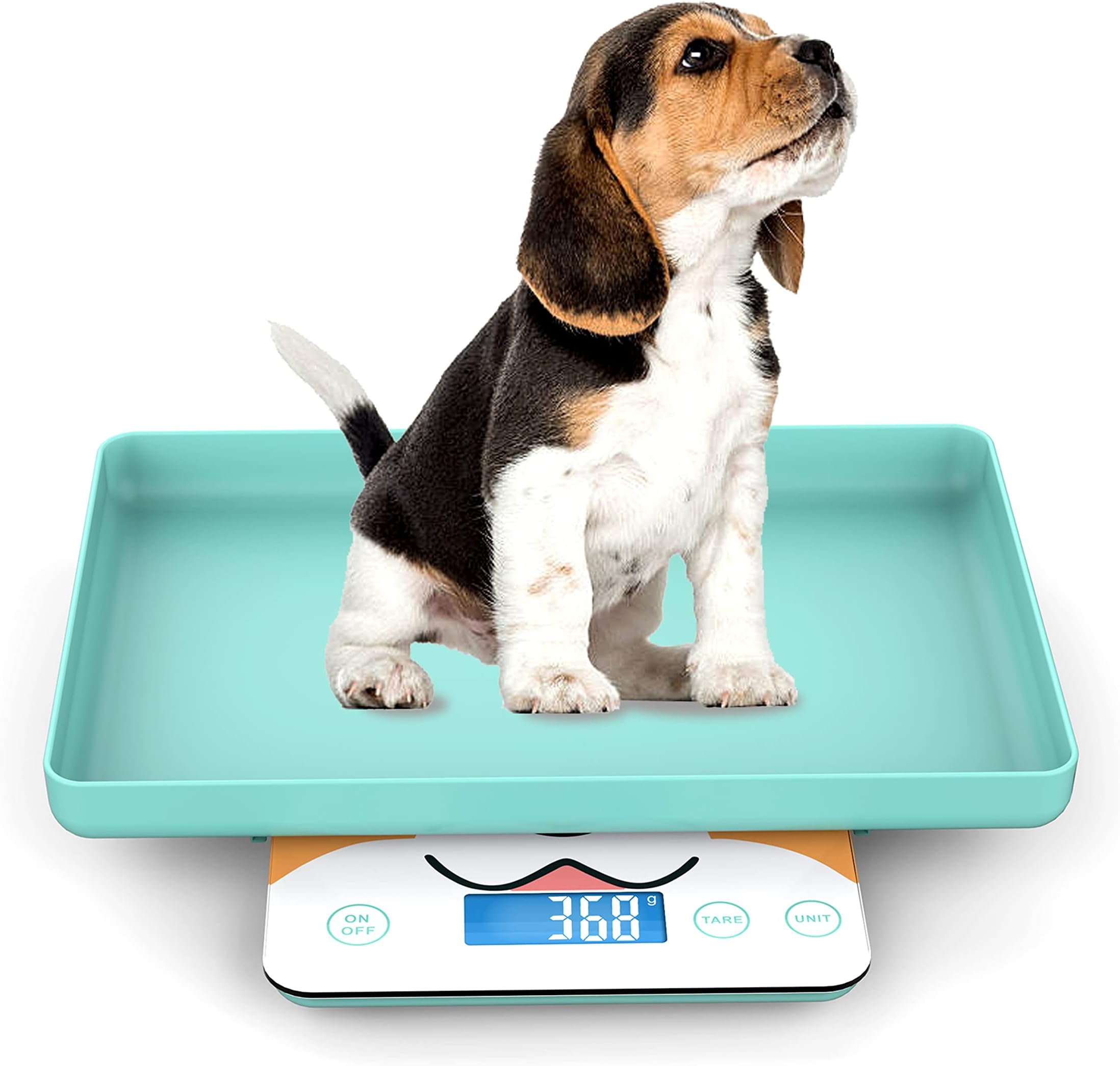 Newborn Pet Scale for Puppy and Kitten, Pet Scale with Detachable Tray for Dog Whelping Nursing, Weigh Pets Baby in 0.1 Grams, 33lbs (±1g)