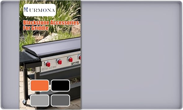 URMONA Silicone Griddle Mat for Blackstone 28 Inch Griddle, ReusableHeavy Duty Food Grade Silicone Mat, Protects From Rodents, and Rust, Keeps It Clean To Prevent