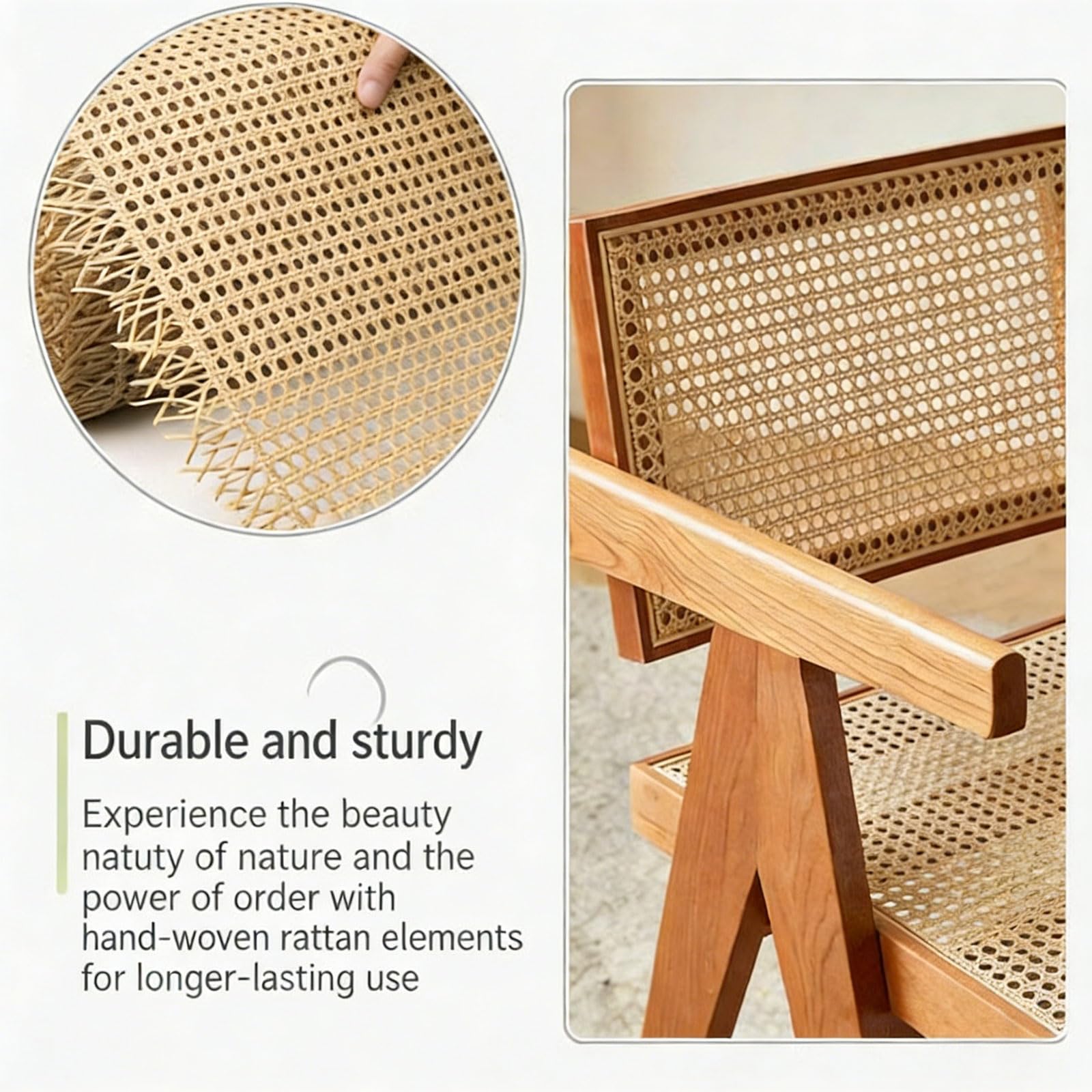 PE Rattan Gurtband Rolle Wiener geflecht Wasserdicht Handgemachtes Sternanis Rattan Möbeldekoration für Stühle Möbel Kommode Schrank schranktüren(Size:100x300cm,Color:Braun)