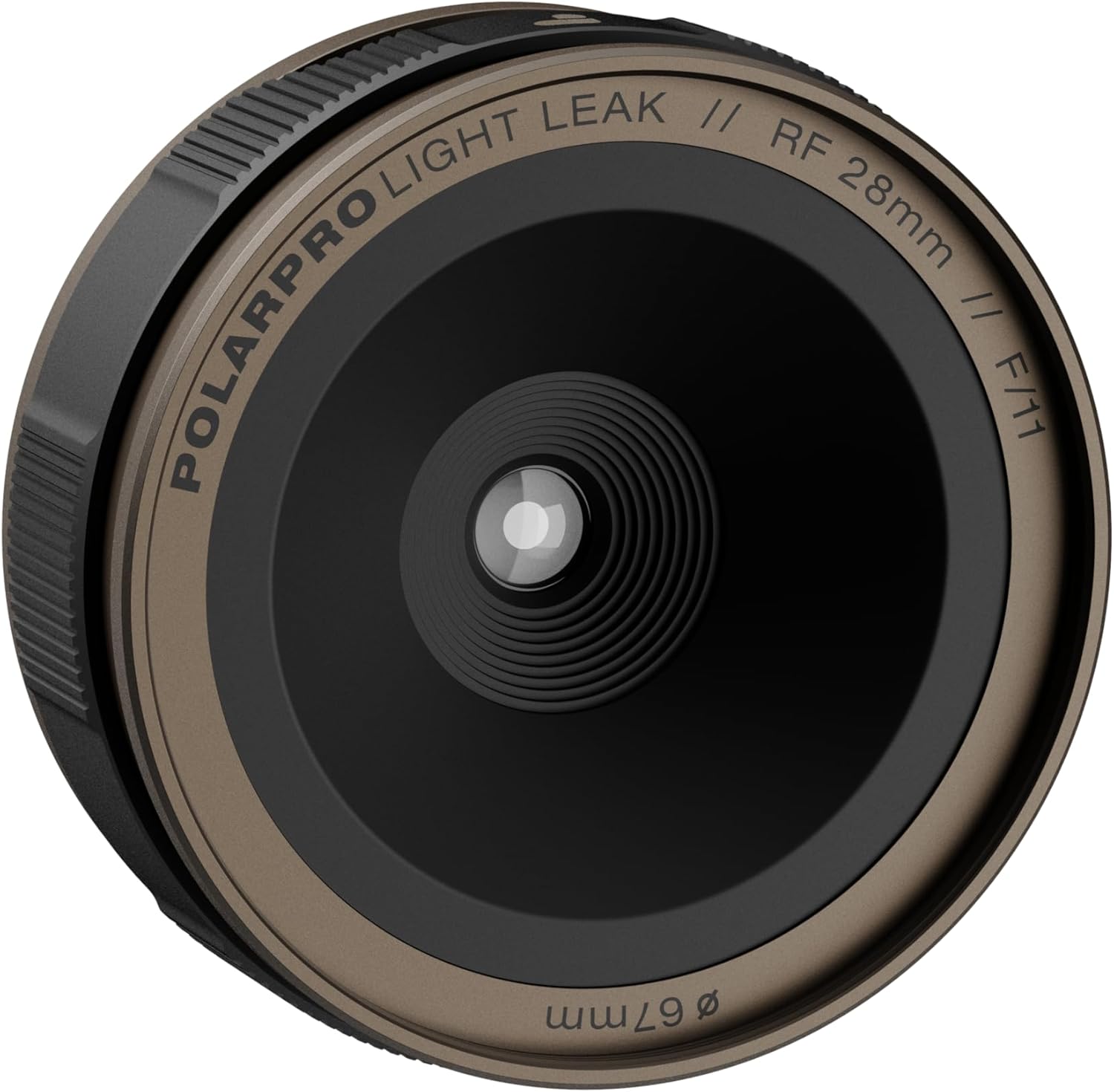 PolarPro LightLeak Lens 28mm - Dispo Film Look for Digital Cameras | Adjustable Light Leak Ring, Fixed F/11 Aperture – Vintage Disposable Looks with Soft Focus, Grain & Lens Flares – for Sony E Mount