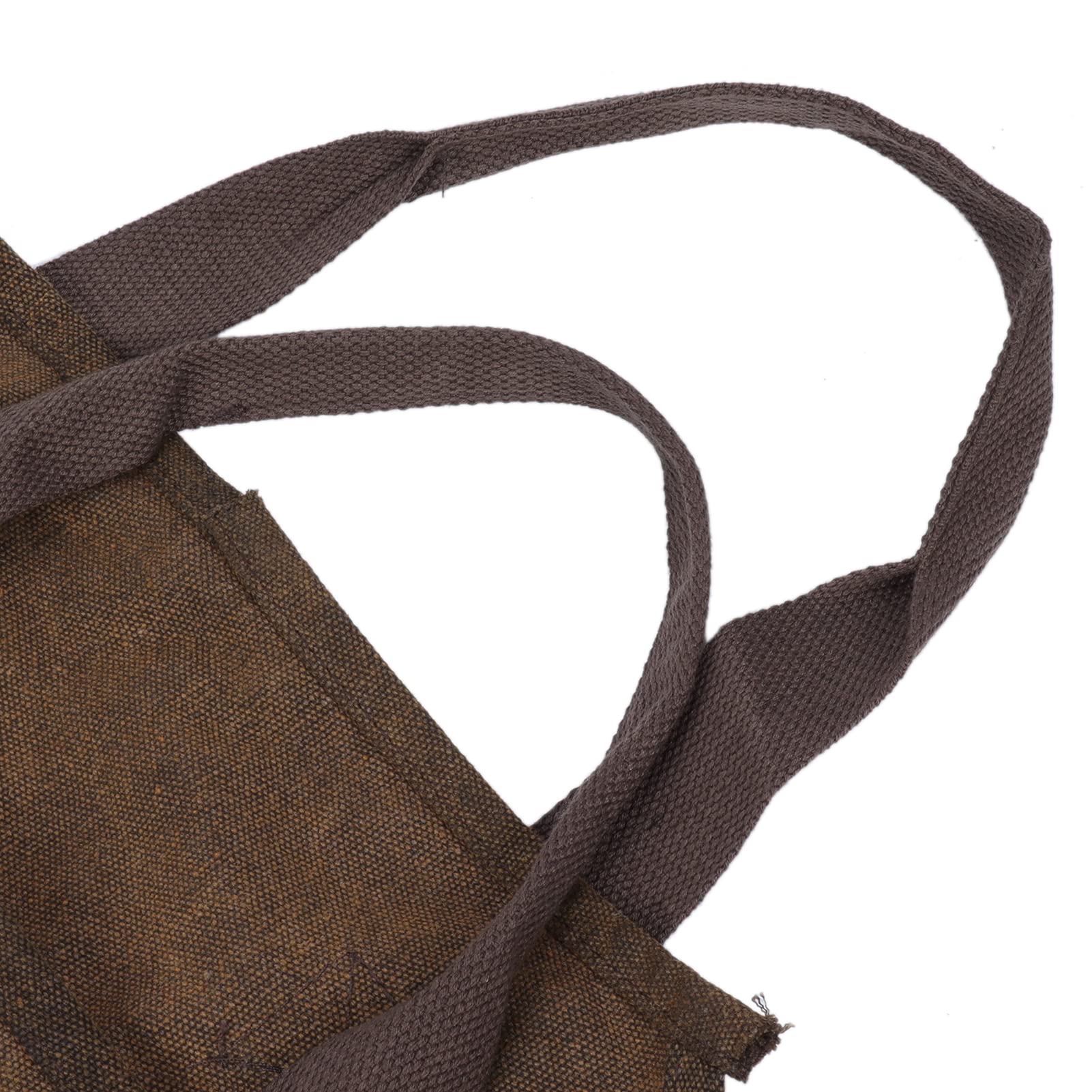 Portador de leña, bolsa de leña de lona pesada con asa, soporte para leña para chimenea, accesorios de almacenamiento para estufa para acampar en interiores