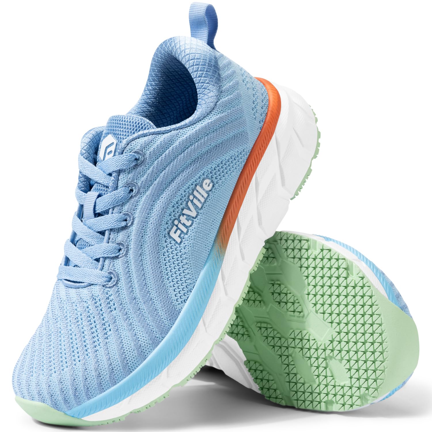 FitVille Scarpe Running Donna Pianta Larga Ginnastica Sneaker Leggere Wide Fit Traspiranti Passeggio