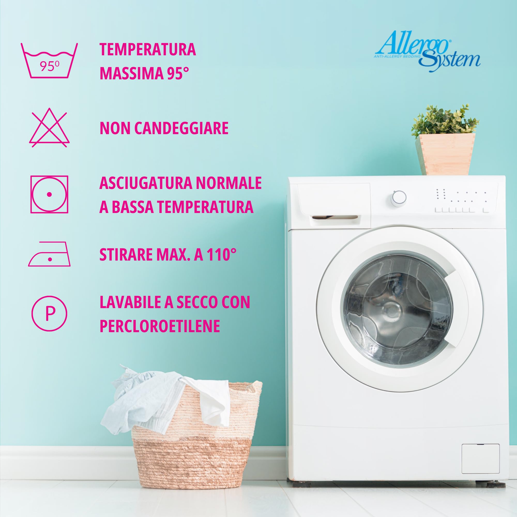 Allergosystem Set Coprimaterasso Antiacaro Singolo con Cerniera 80x190cm e Copriscuscino Letto 50x80cm - Dispositivo Medico Antiacaro e Anallergico MADE IN ITALY - Linea Sogno | Copriscuscino 50x80cm, Dispositivo Medico, Anallergico, Made in Italy, Copri