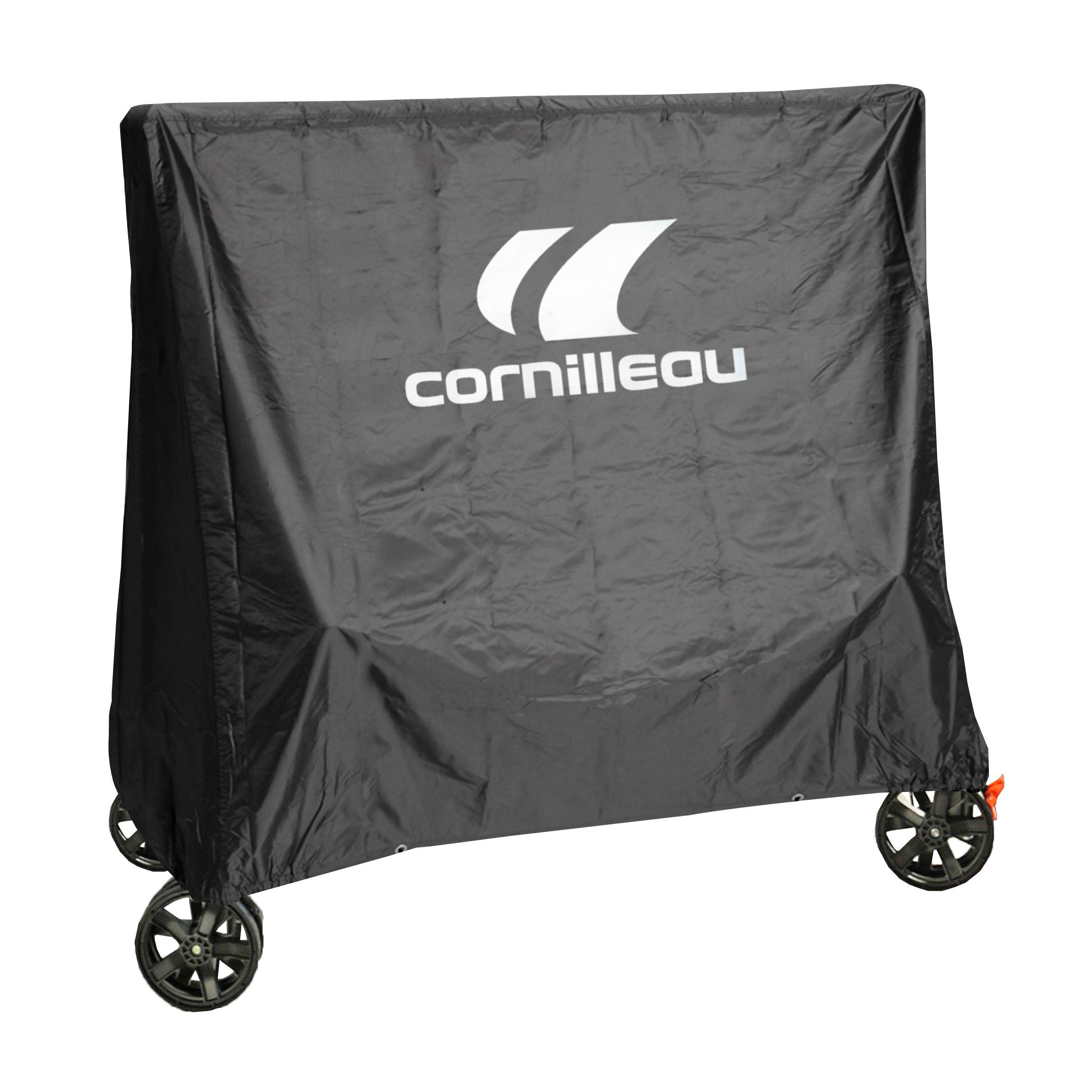 CORNILLEAU - Pack de 4X Raquettes d'extérieur + 1x Housse de Table Premium + 6X Balles de ping-Pong 2* - Set Accessoires Premium