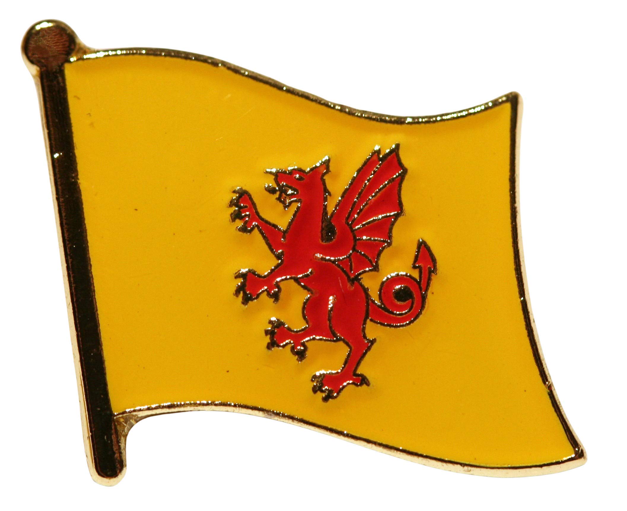 Buxton's Badges Men's Multiple Somerset County Flag Pin Badge