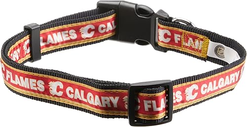 Miniatura 183 de Pets First Collar NHL para perros y gatos. Ajustable, lindo y elegante. ¡El mejor collar para fanáticos del hockey! Anaheim Ducks