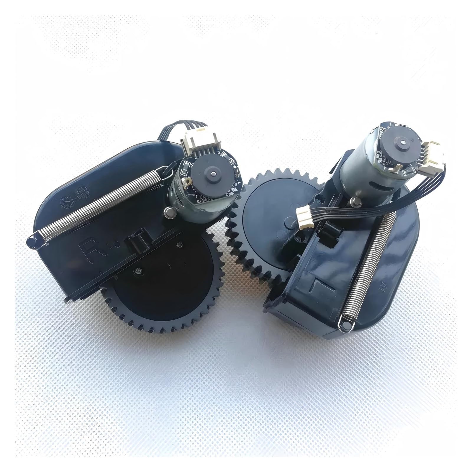 Vividcrate Wheel Motor Assembly For Robot Vacuum Cleaner，- Compatible For Medion，for MD 18500 18501 1850X 18600 Robot Vacuum Cleaner Parts Include Motor(L AND R WHEEL)