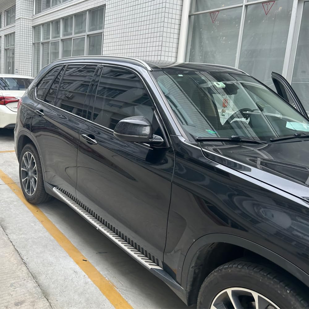 UYITO Window Trim Chrome Delete Blackout Overlay Pre-Cut Genuine Vinyl for BMW X5 X15 2014-2018 Glossy Black Pattern