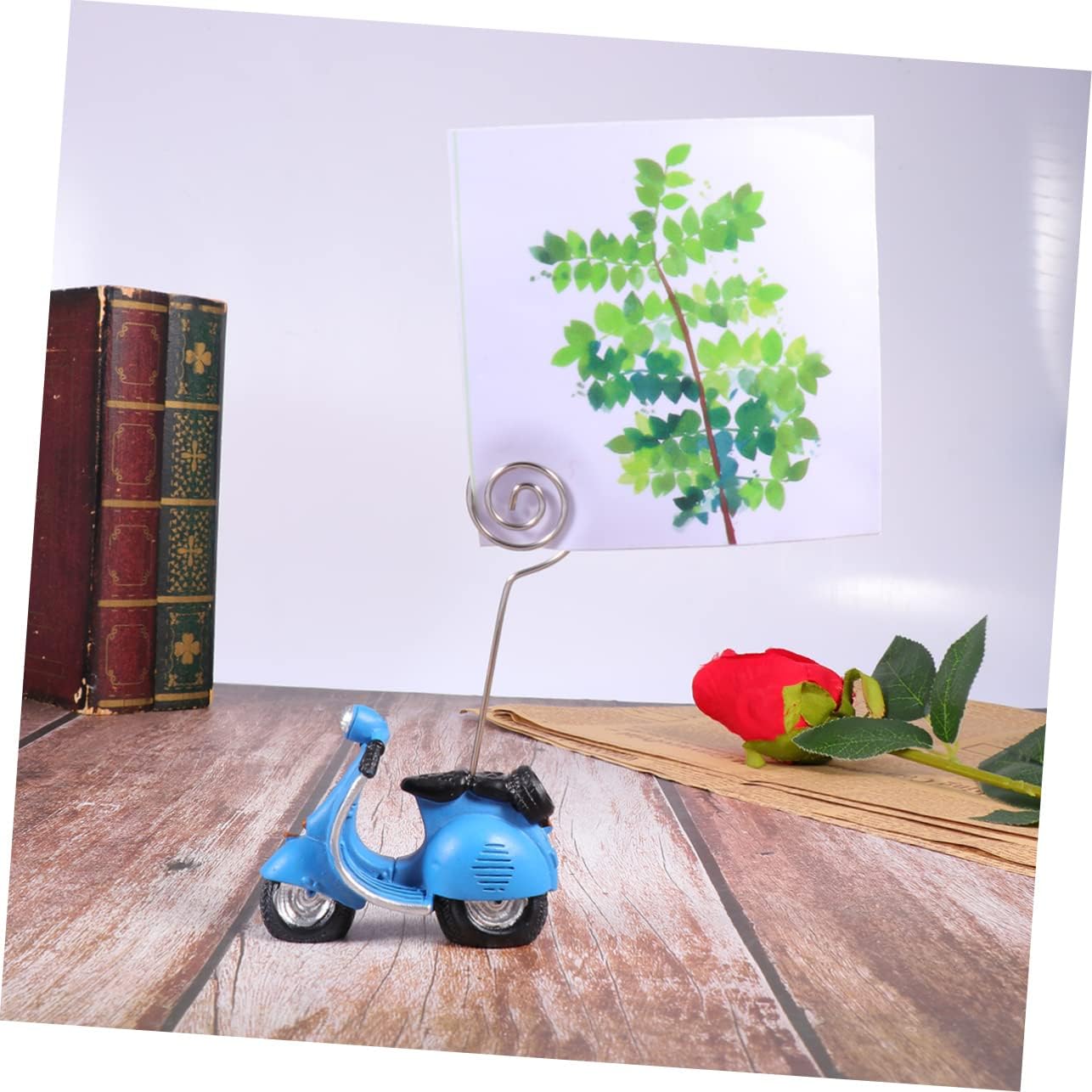 Mini Electric Car Shape Picture Holder Desk Paperclip Photo Clip Organizer for Office Wedding Decorations