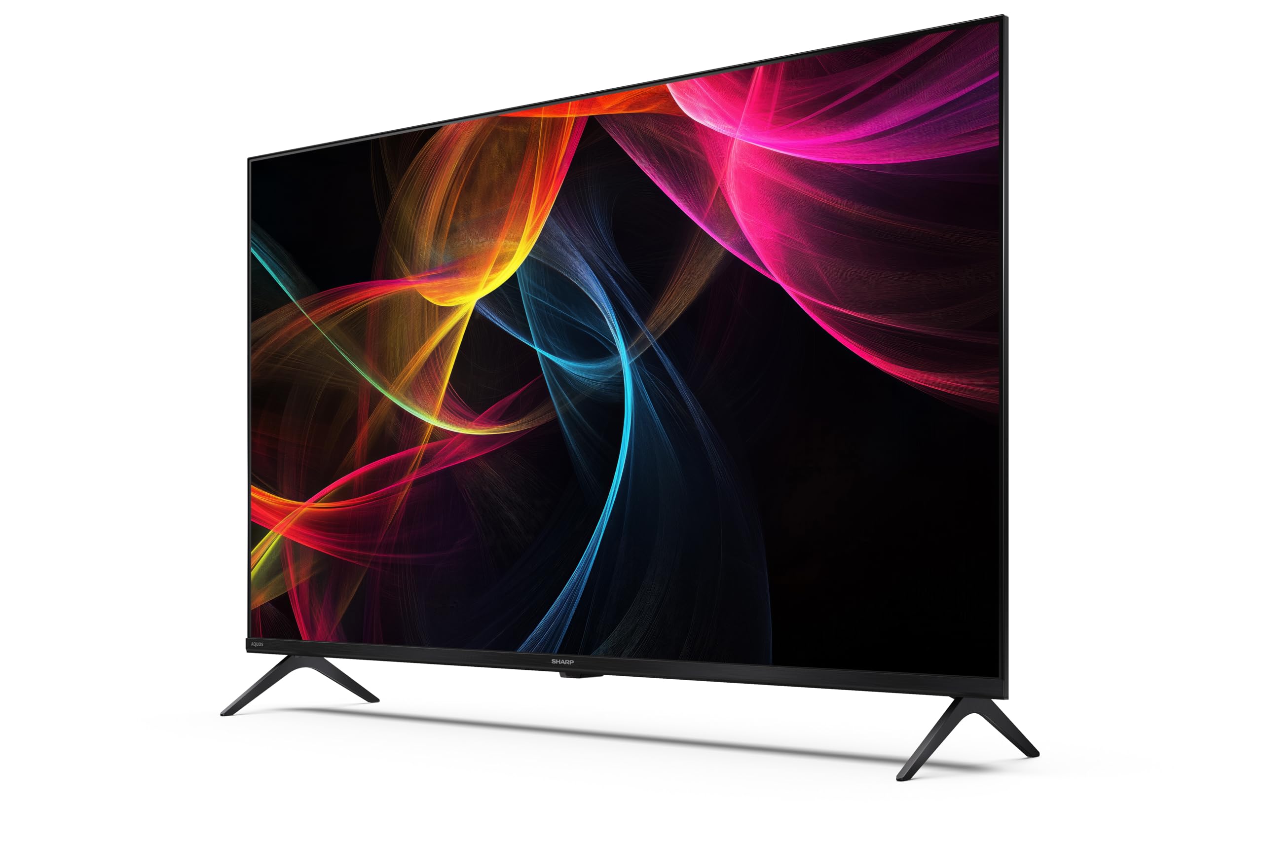 Sharp 43HL4365E - GOOGLE TV, 43" UHD, FRAMELESS, 60Hz, HDR10, Dolby Vision HDR, Google Assistant con microfono, Chromecast, Bluetooth, DOLBY Atmos 2x10W, HDMI 2.1 x4, USBx2, Colore nero