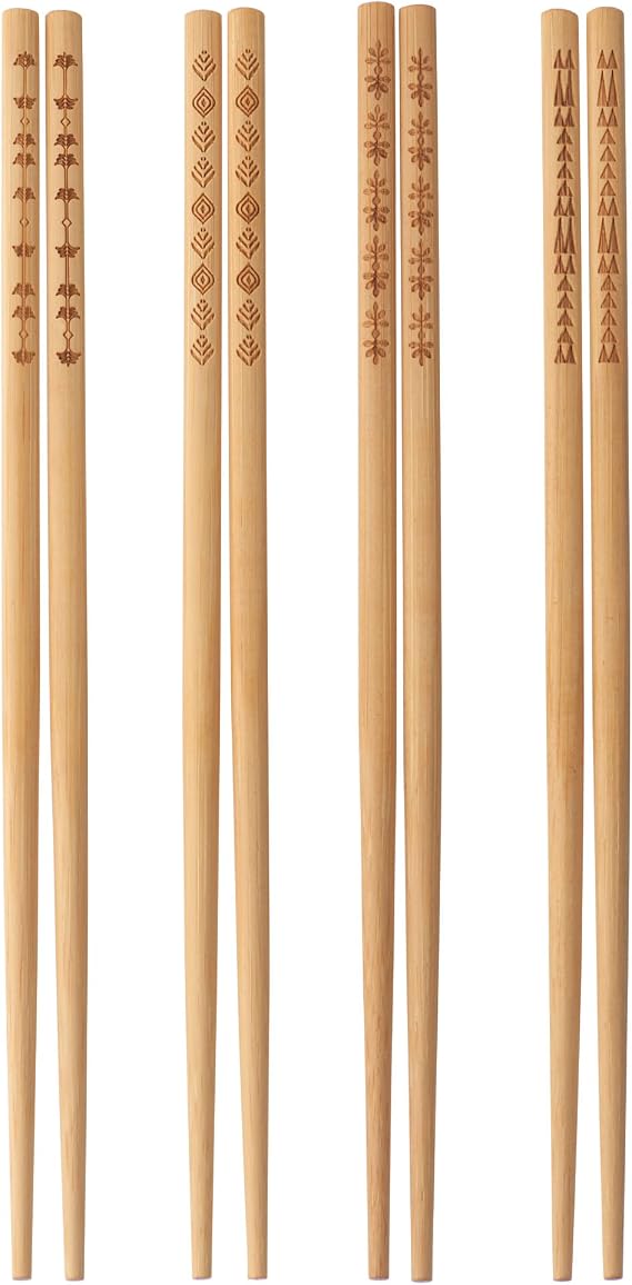 IKEA TREBENT Chopsticks, 4 Pairs, Bamboo