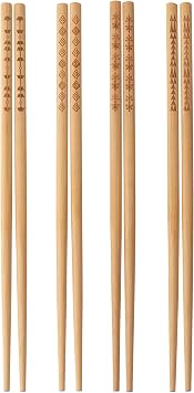 IKEA TREBENT Chopsticks, 4 Pairs, Bamboo