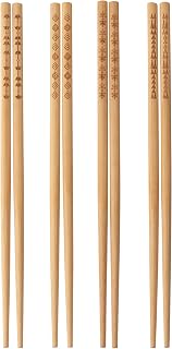 IKEA TREBENT Yemek Çubukları, 4 Çift, Bambu