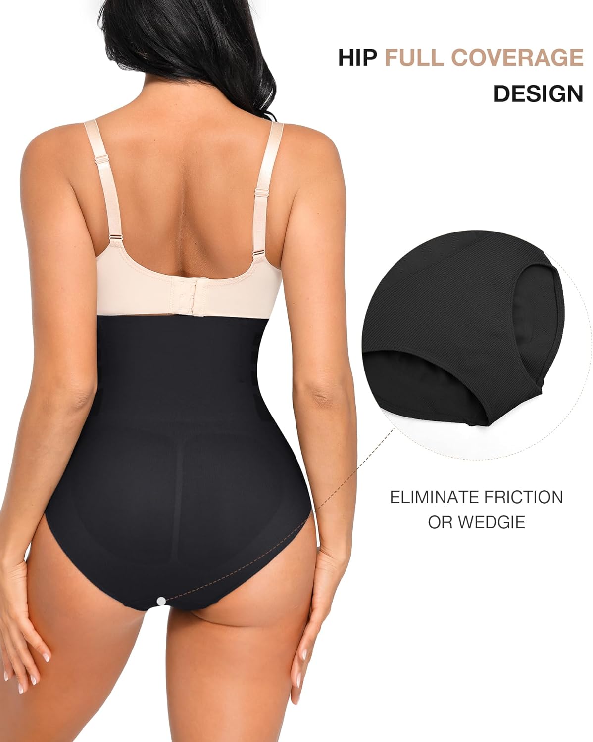 Lover-Beauty Shapewear Tummy Control Underwear for Women, High Waisted Body Shaper Girdle Panties - Image 3