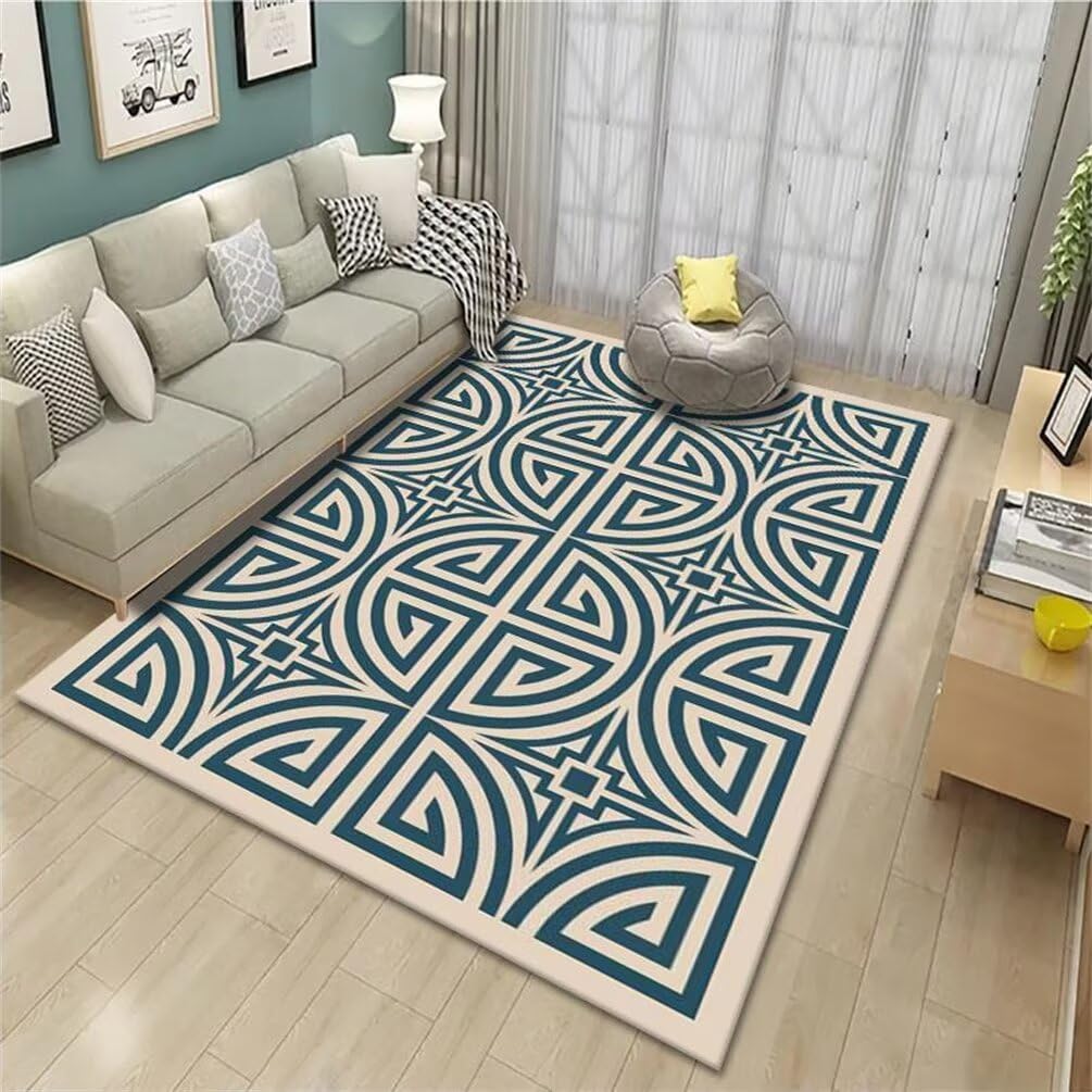 Alfombra de pelo corto con aislamiento térmico y diseño moderno