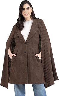 owncraft women's Herringbone wool cape coat-picture-13