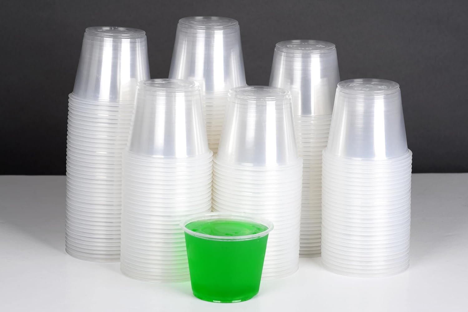 Daxwell Plastic Portion Cups, Polypropylene (PP), 5.5 oz, Clear, E10004471 (Case of 2,500)