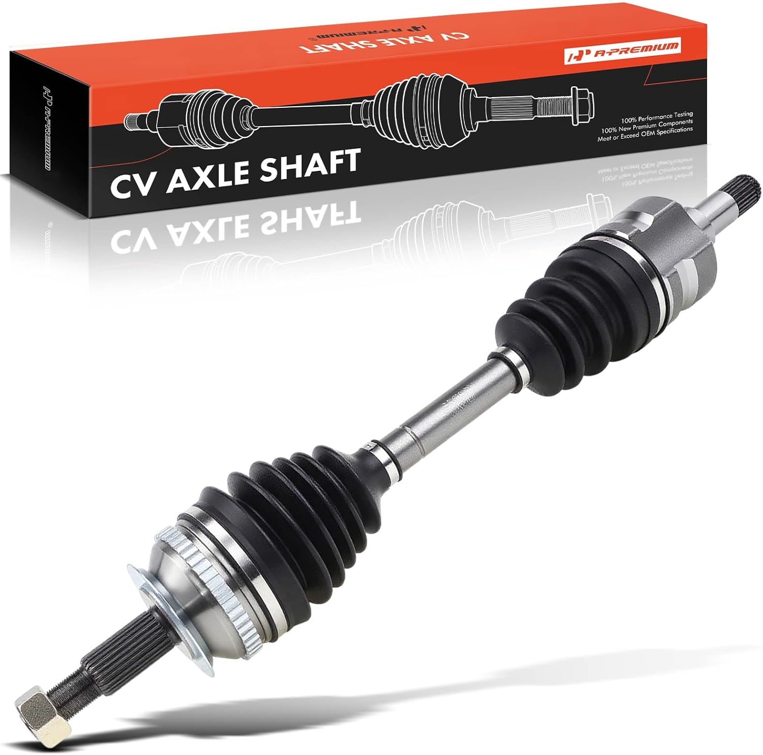 A-Premium CV Axle Shaft Assembly Compatible with Chrysler Town & Country, Grand Voyager & Dodge Grand Caravan & Plymouth Voyager, 1996-2007, FWD Only, Front Left Driver Side