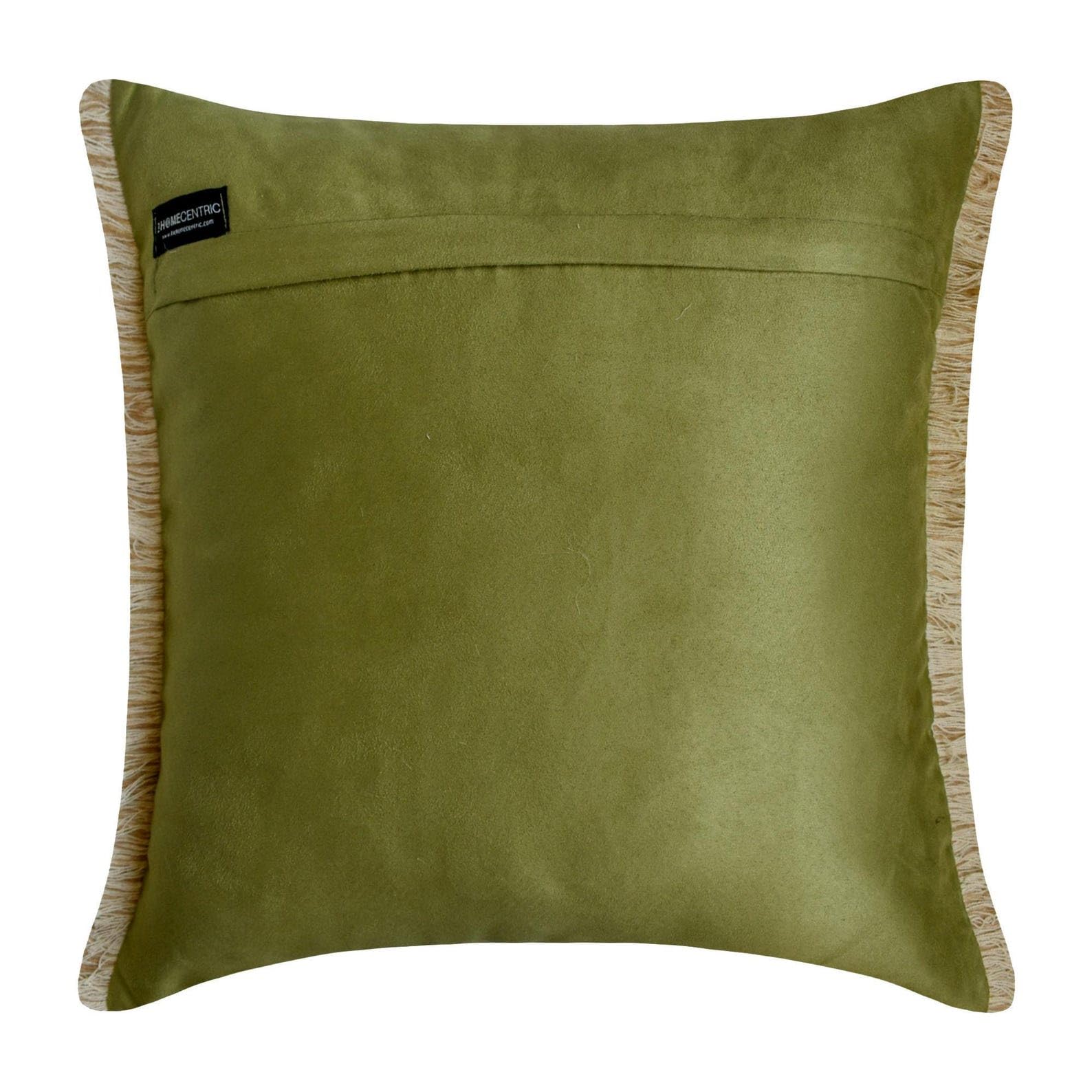 Zestaw 2 Zielony Juta Poszewka na poduszkę lędźwiową 30x35 cm - Moss Jute