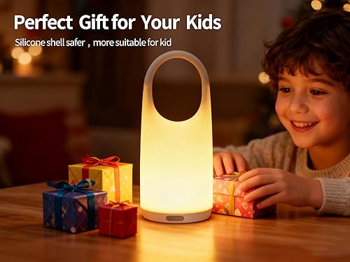 Miniatura 6 de Lámpara de mesa para exteriores, linterna 2 en 1, carga portátil, luces LED inalámbricas, lámpara inastillable de carcasa de silicona proporciona,