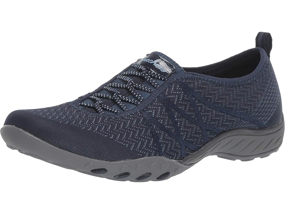 

SKECHERS Breathe-Easy - Made Ya Look (Navy) Women's Shoes