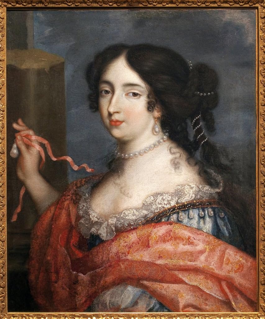 Impression d'art Françoise d'Aubigné par Pierre Mignard toile luxe