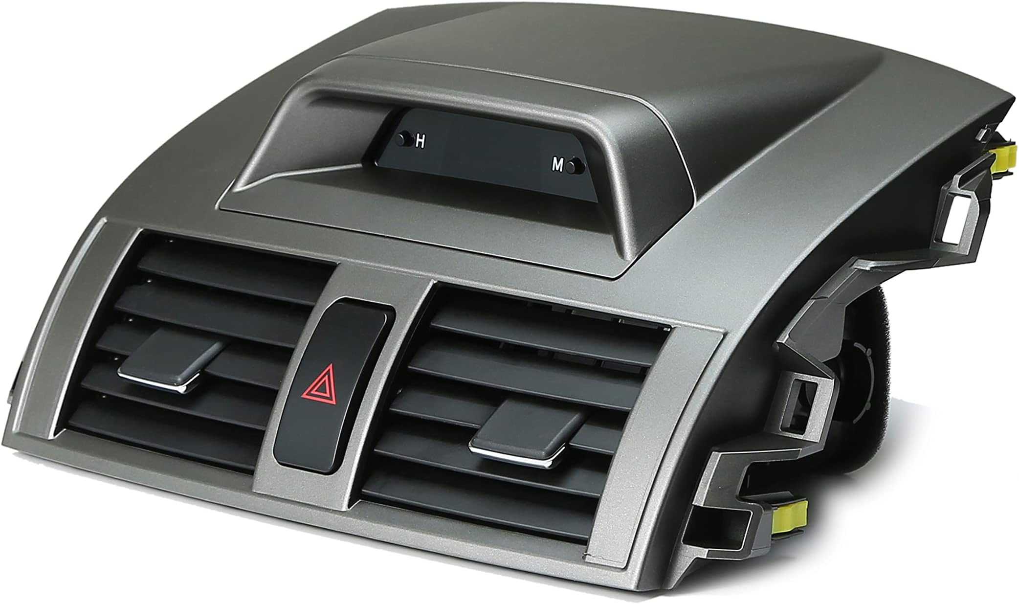 Center Dash A/C Outlet Air Vent Panel Replacement with Clock Air Vent Compatible with Toyota Corolla 2009-2013 Replaces # 55670-02340