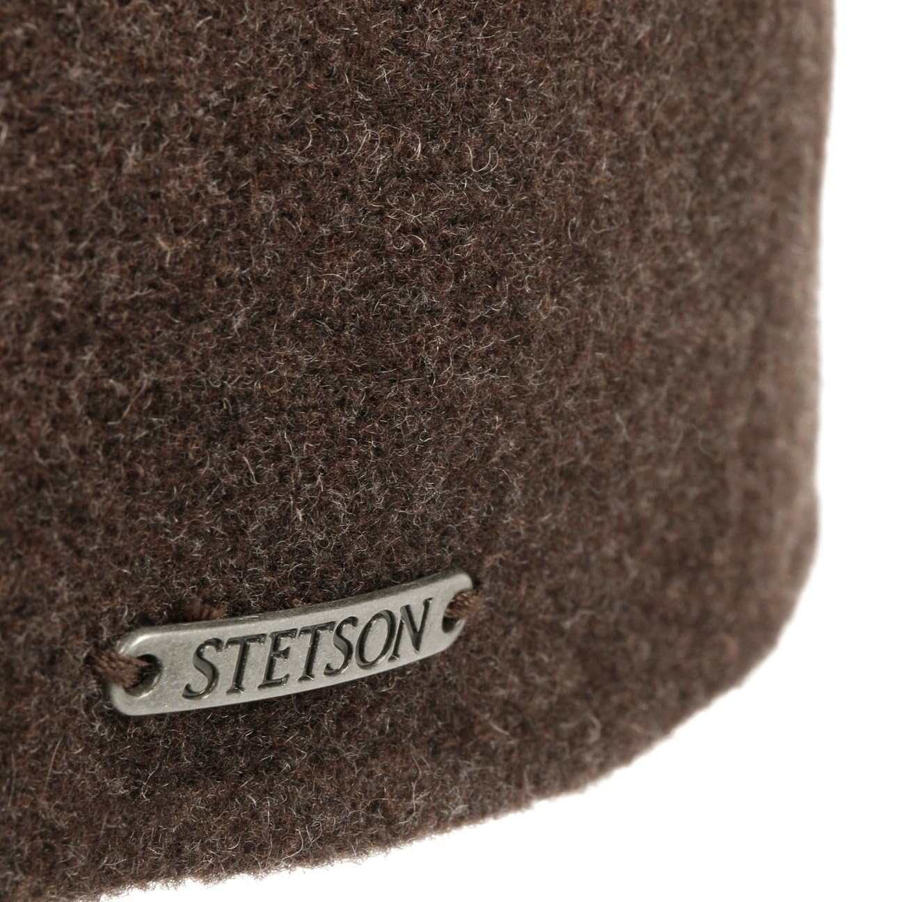 Stetson Texas Wool Gatsby Cap Schirmmütze meliert einfarbig Herren Herbst Winter
