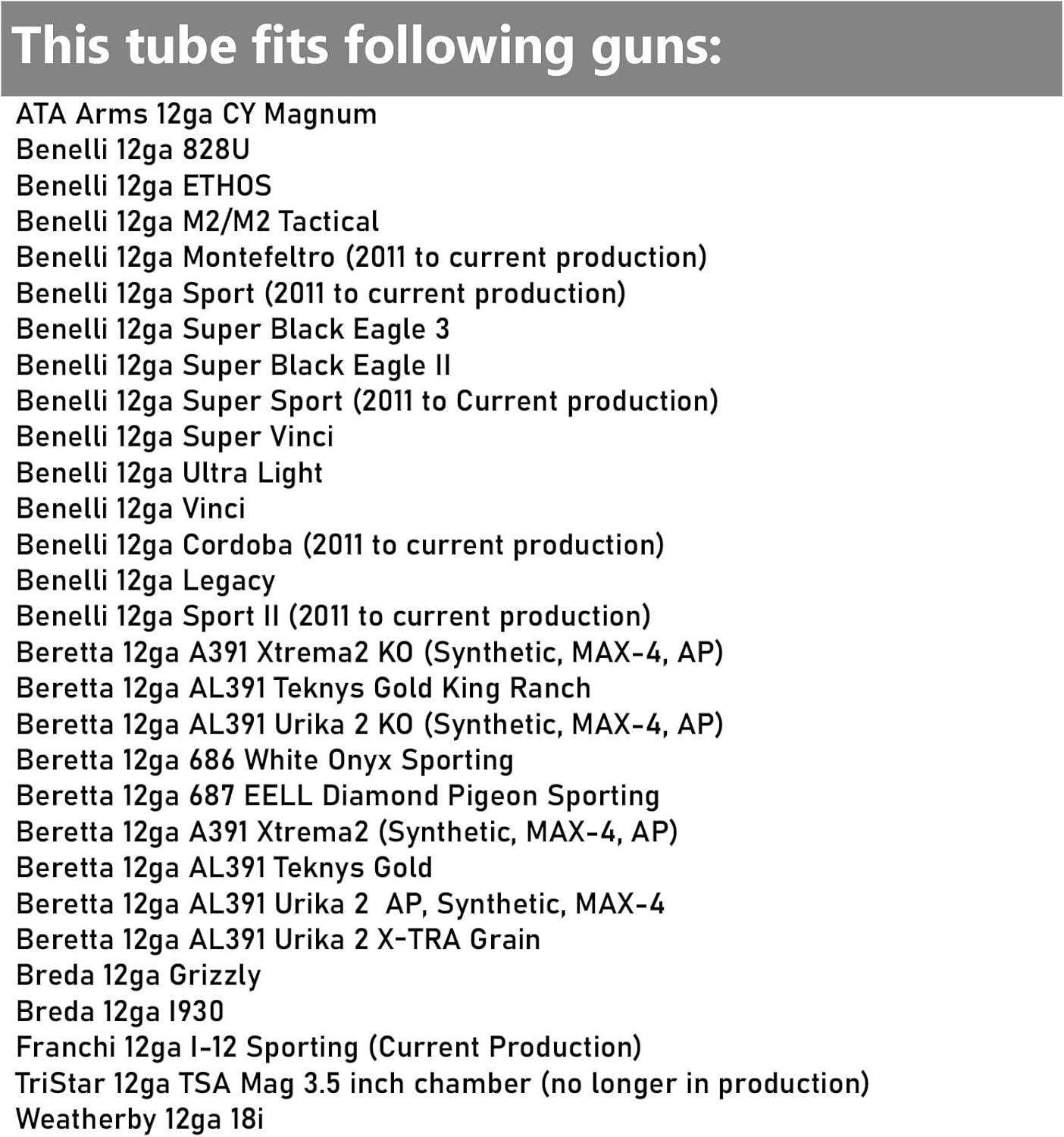 Patternmaster Anaconda Mid Range 12 Gauge Hunting Shotgun Accessory Durable 17-4 Stainless Steel Choke Tube | Effective Range Up to 50 Yards