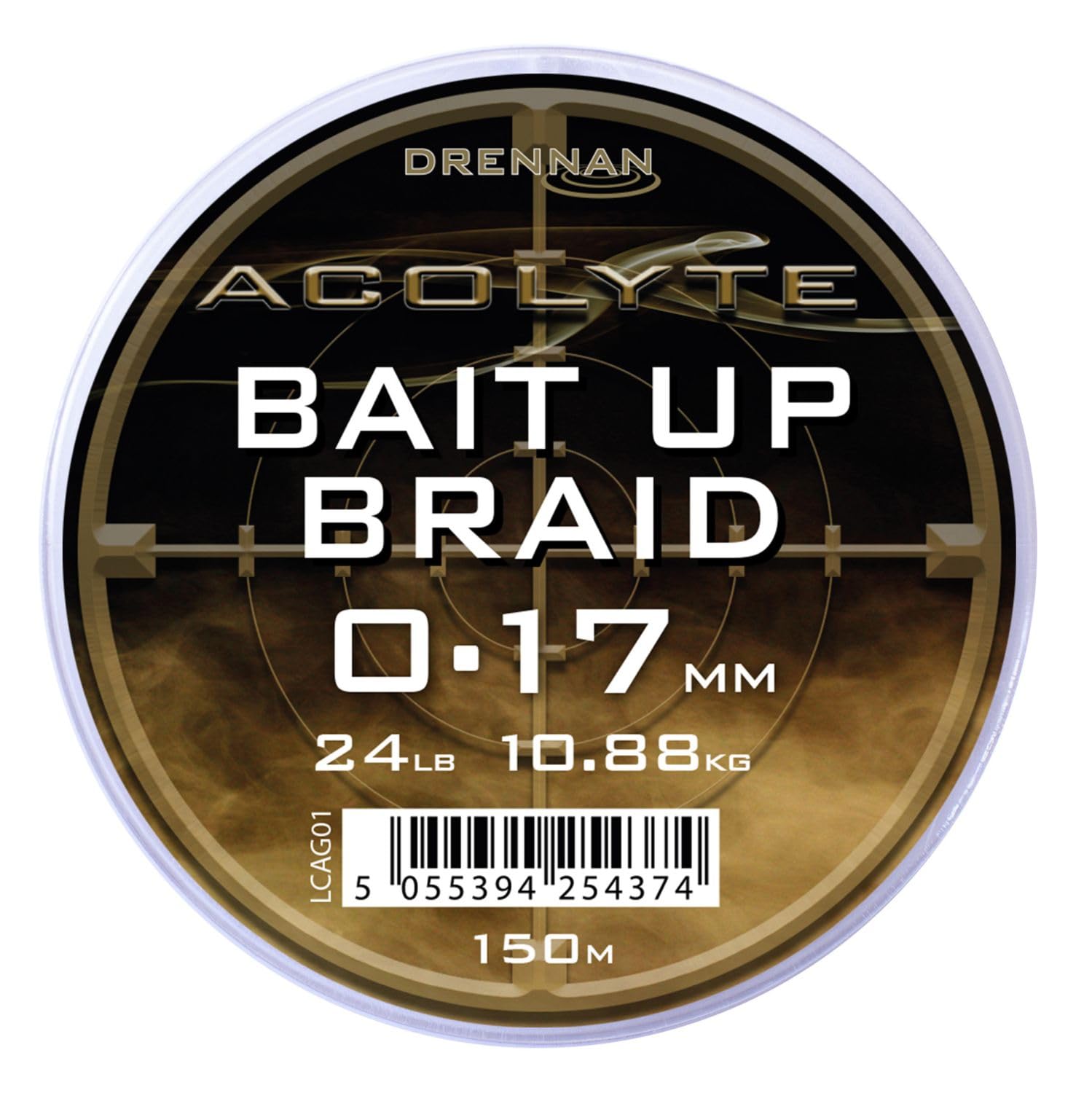 Drennan Acolyte Bait Up Braid Fishing Line 150m 0.17mm 24lb LCAG01