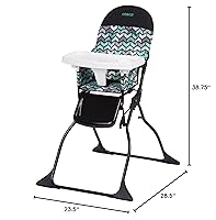Vista 12 de Cosco Trona infantil para bebé, silla alta plegable simple, diseño conveniente, ligero y compacto, Spritz