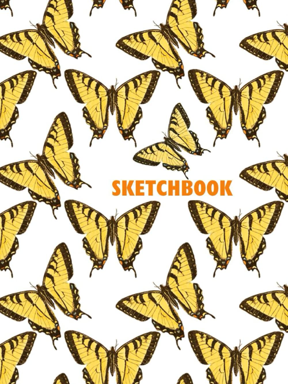 Eastern Tiger Swallowtail Sketchbook: Large Book for doodles and drawings.