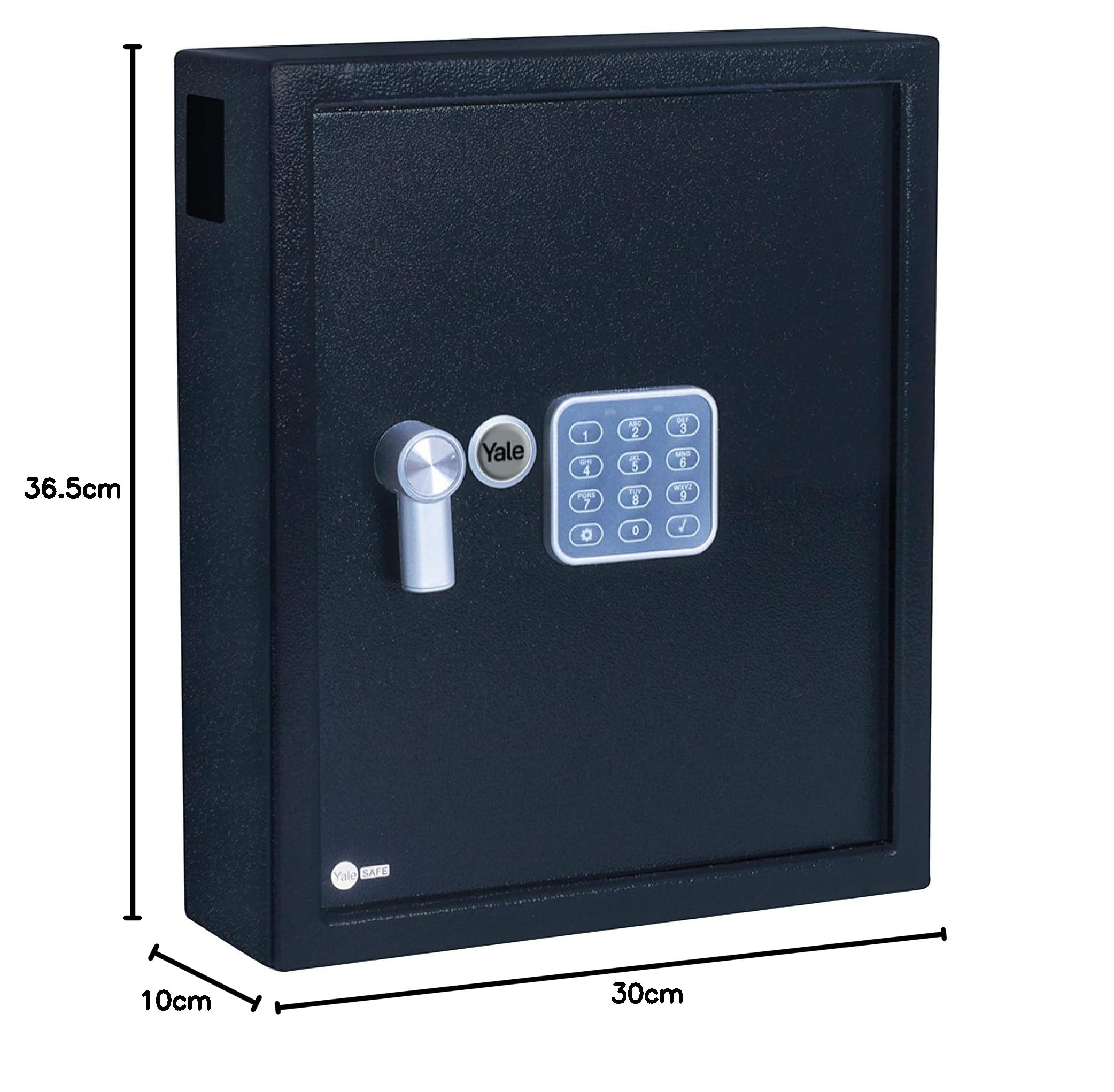 Yale - Caja Fuerte electrónica con 48 Ganchos - Seguridad estándar - YKB/365/DB1