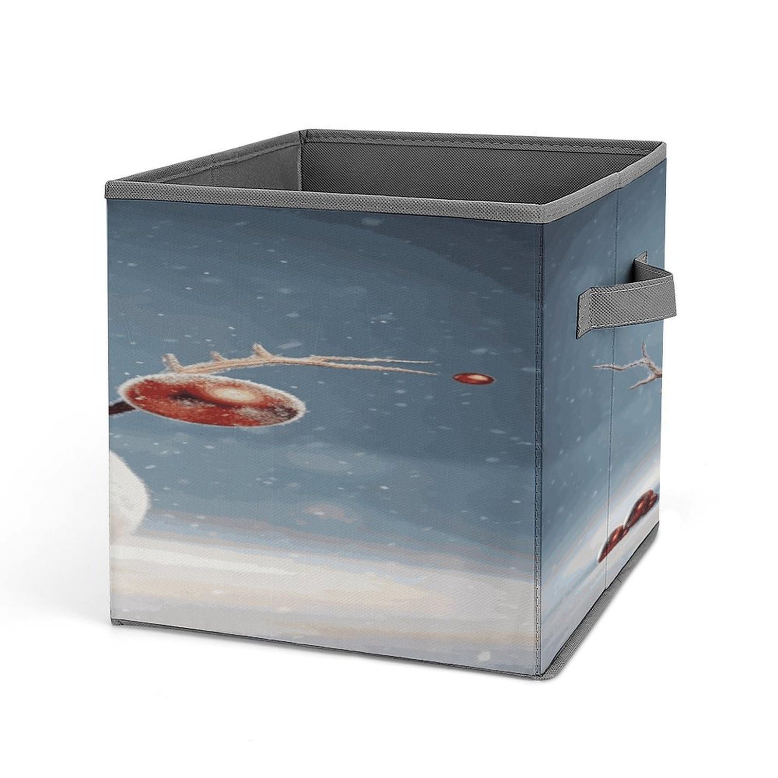 Fekiloot Style Funny Christmas Snowman Storage Bins Storage Baskets