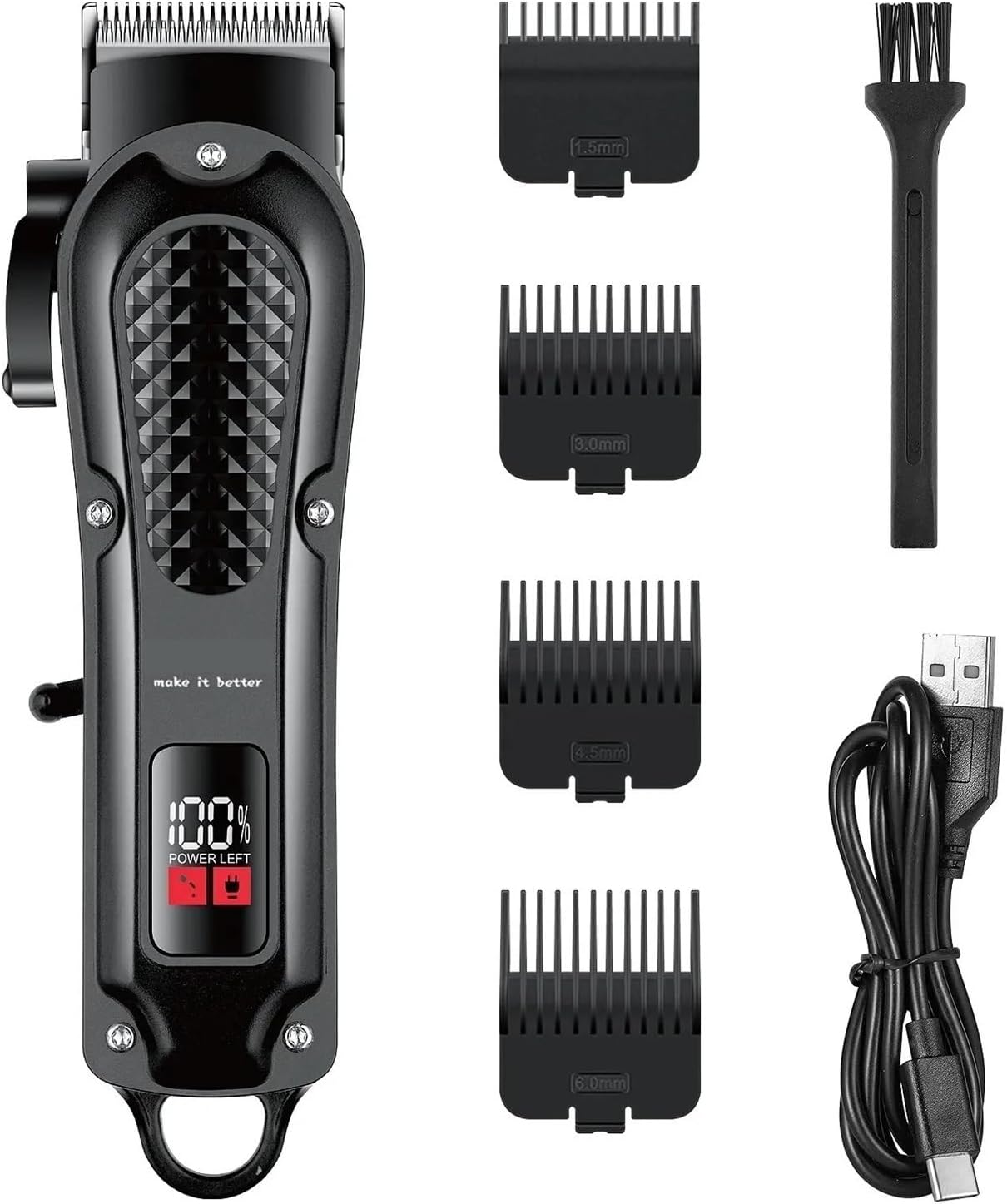 Electric Hair Clipper UBS Rechargeable Cordless Beard Trimmer Men Powerful Trimming Tool HYN-212