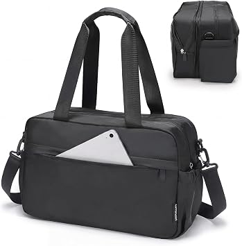 Expandable Travel Bag, Underseat Carry-On Weekender, Black