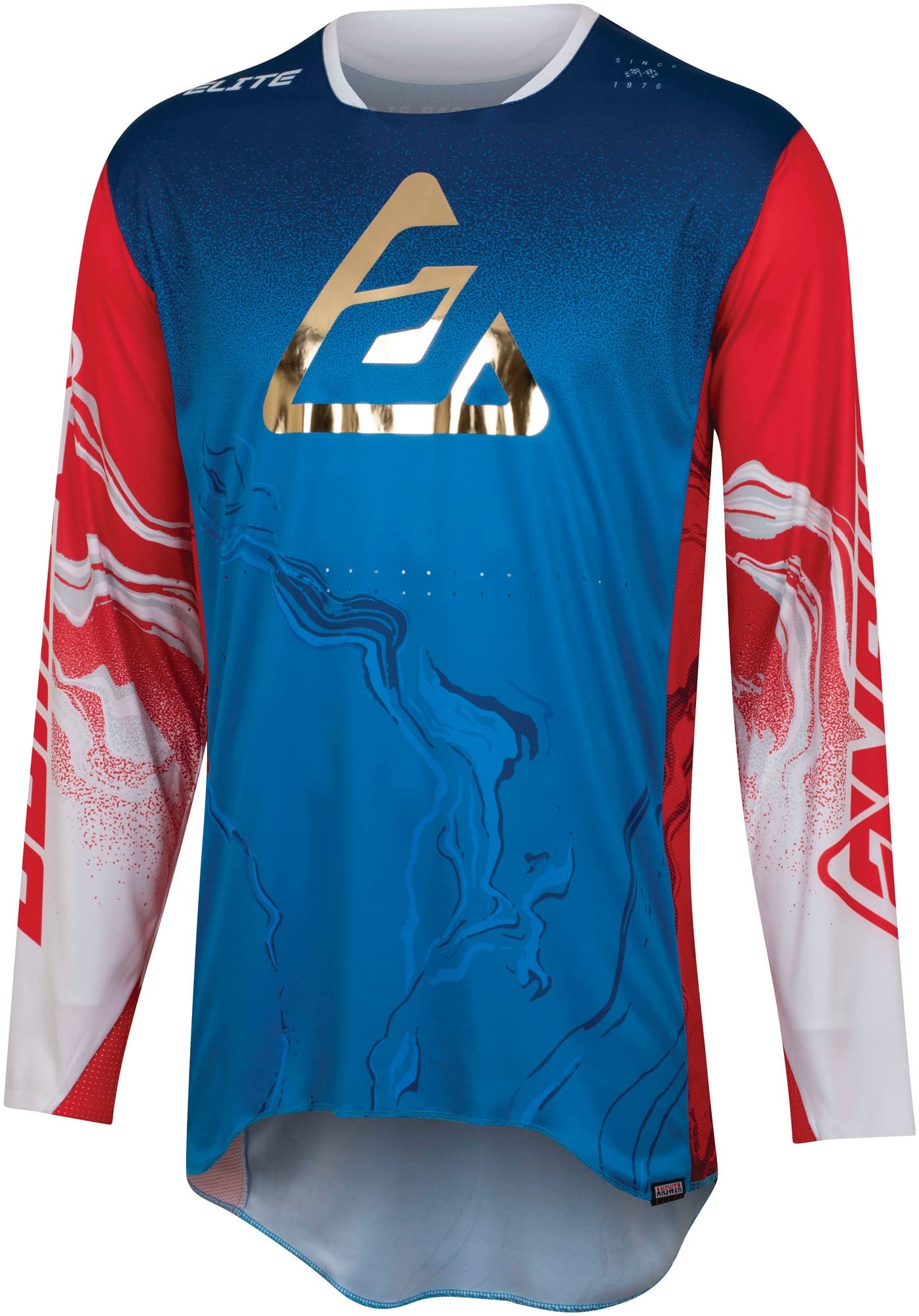 Answer Racing 447460 Men's A23 Elite Fusion Jersey: Red/White/Blue, L