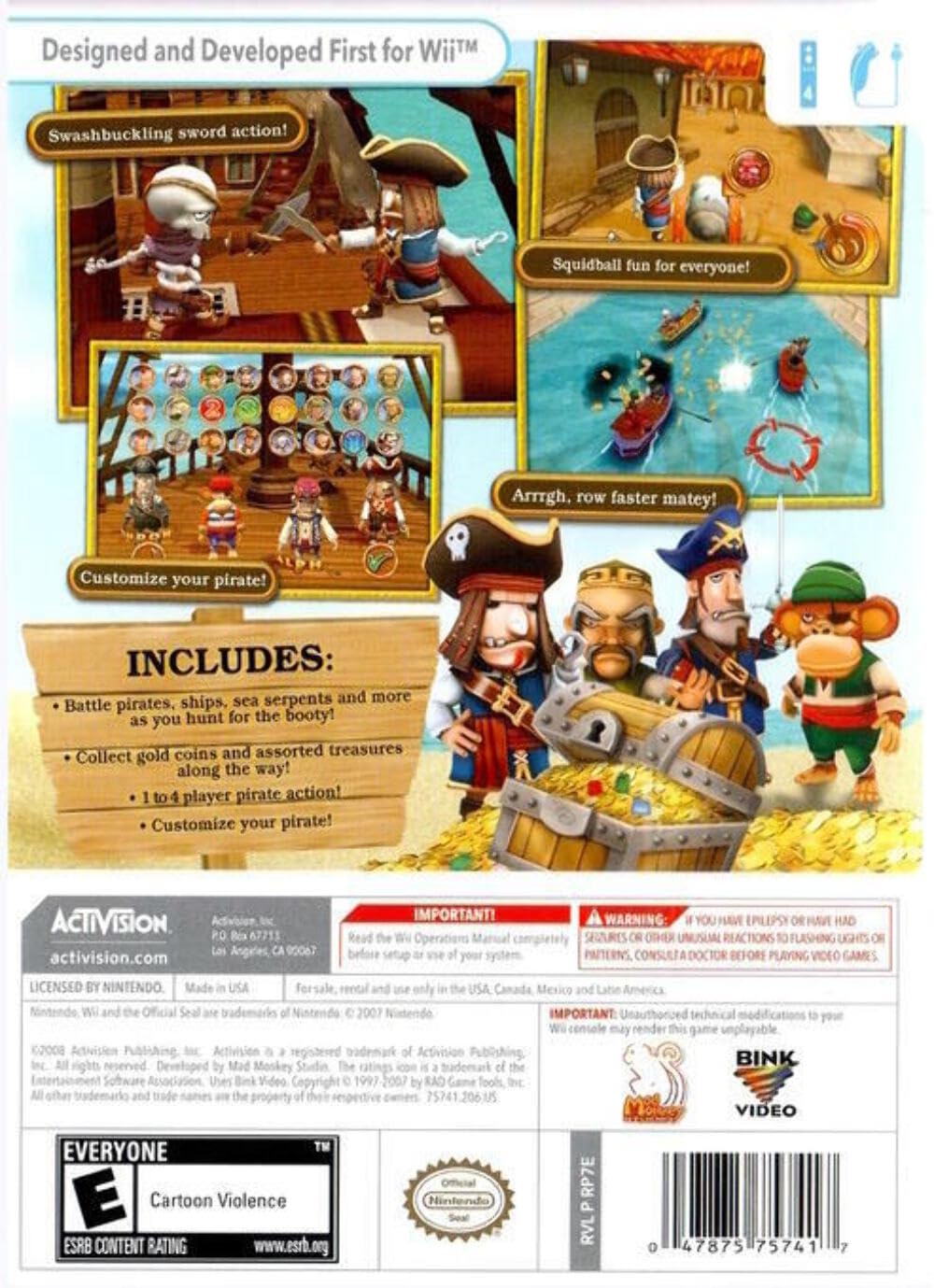 Amazon.com: Pirate's: The Hunt For Blackbeard's Booty - Nintendo