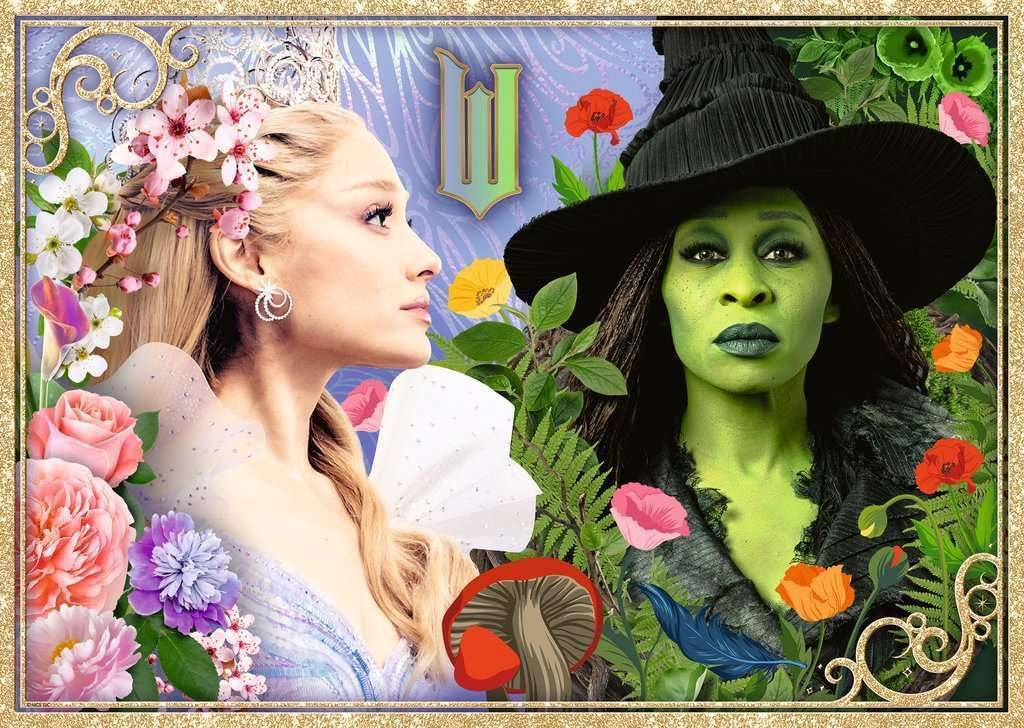 Ravensburger Wicked Movie: Part 2 1000 Piece Jigsaw Puzzle | Premium Quality Made in Europe | FSC Certified Materials