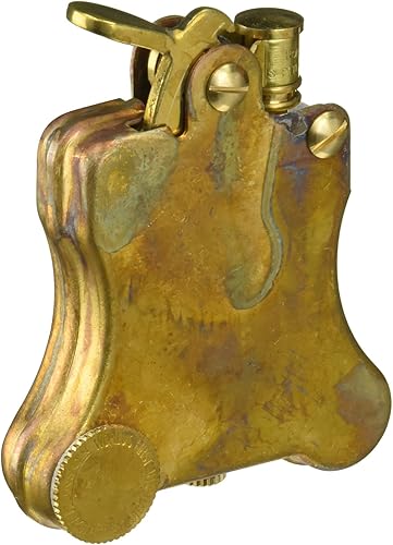 Miniatura 2 de Ronson Banjo Steampunk Design - Encendedor de aceite japonés fabricado en Japón, latón salvaje