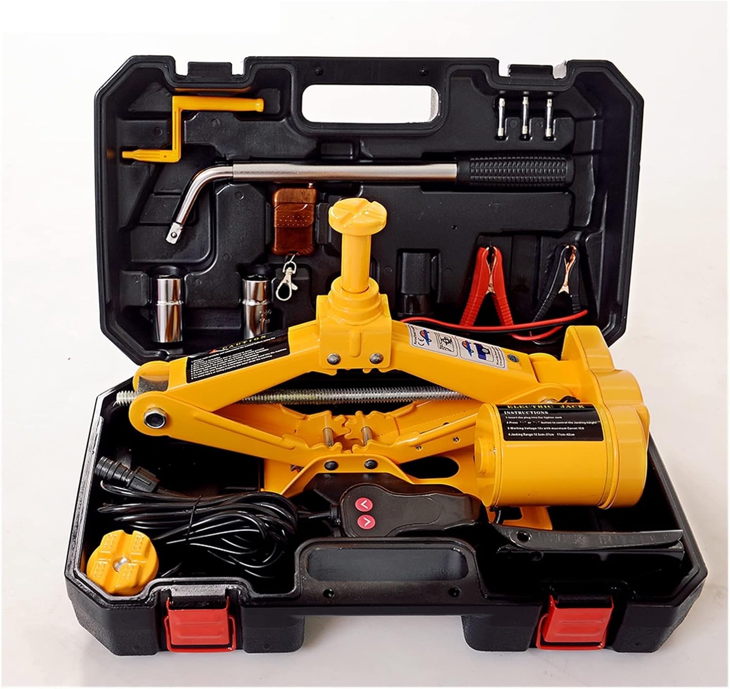 Auto Parts Tool 3 Ton Electric Car Jack Kit Lifting Set 12V 3 in 1