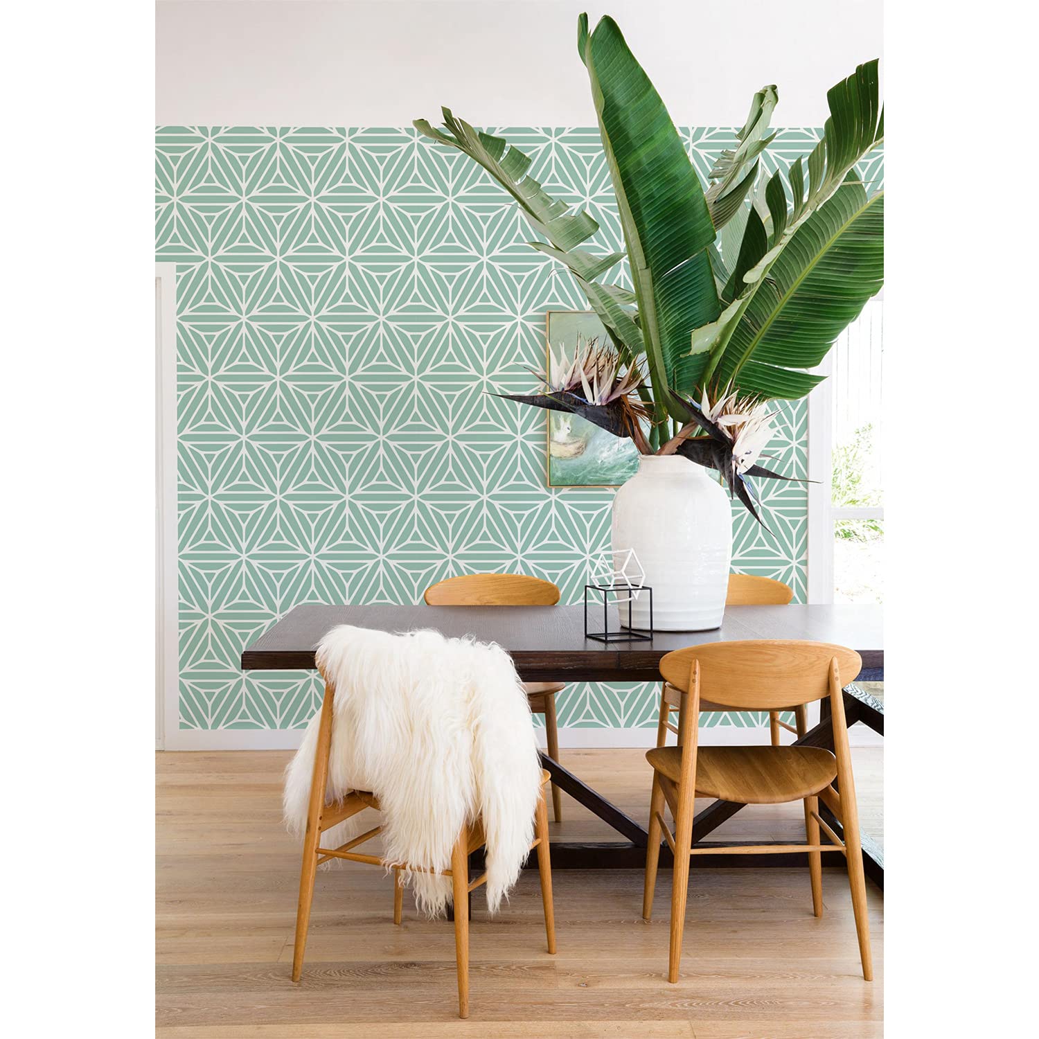 Papier peint intissé pour relooker un meuble de cuisine ou un mur de salon
