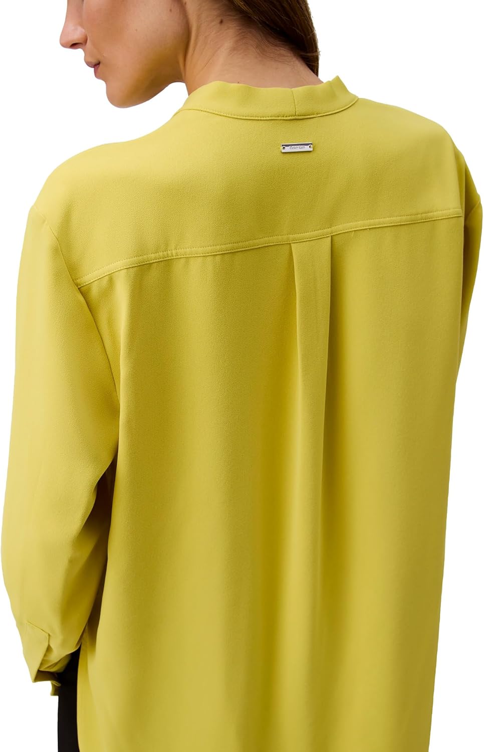 Calvin Klein Jeans Womens Relaxed V Neck Blouse - Image 5