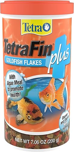 TetraFin Plus Goldfish Flakes 706 Ounces Balanced Diet with Algae to Promote Health TetraFin Plus Goldfish Flakes 706 Ounces Balanced Diet with Algae to Promote Health