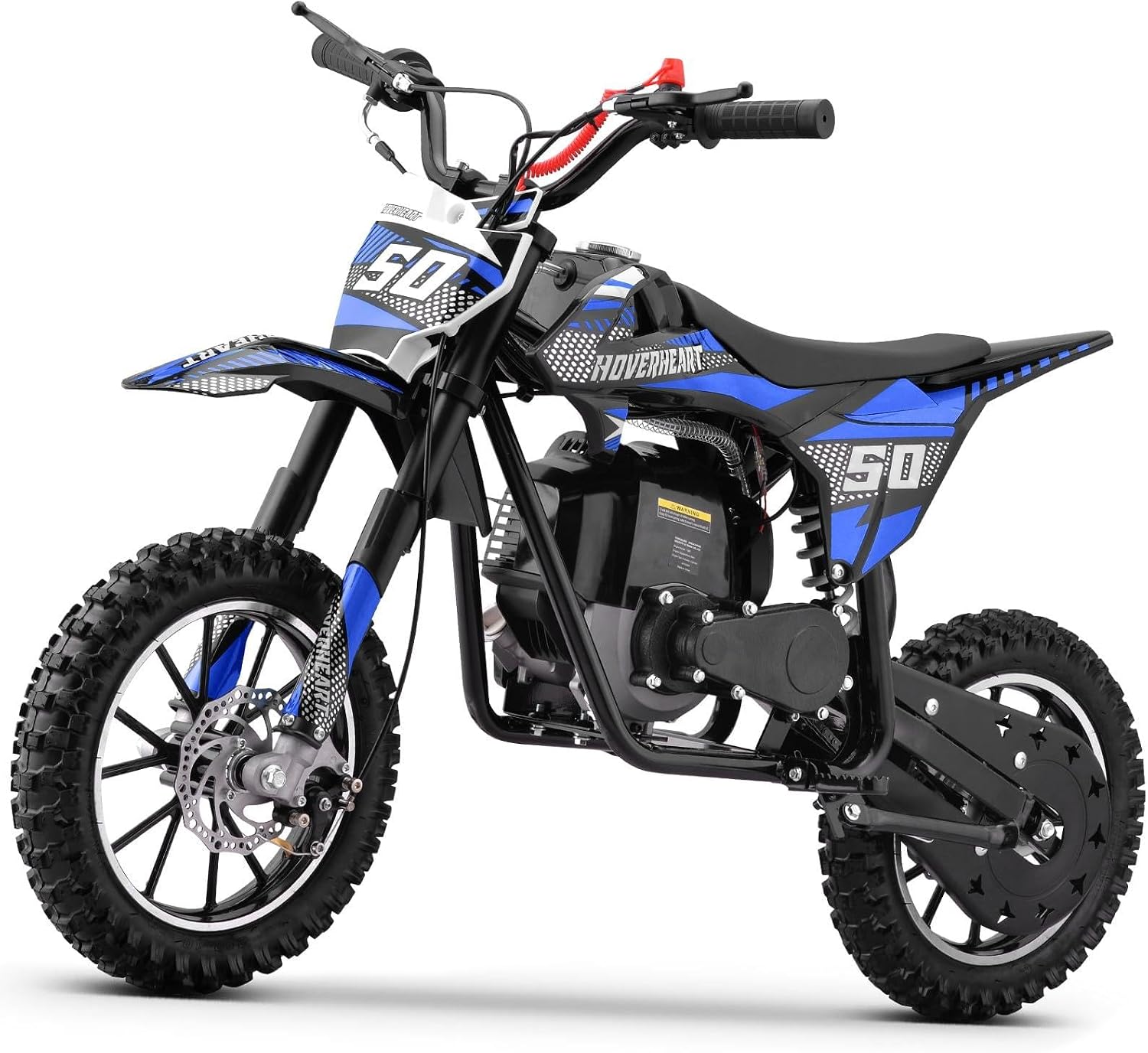 XERATH Kids Dirt Bike, EPA Approved Hover Heart 39CC 4-Stroke Gas Mini Dirt Bike, Off-Road Kids Motorcycle with Suspensions & Disc Brakes, 19MPH Max Speed, 165 LBS Capacity (Pink)