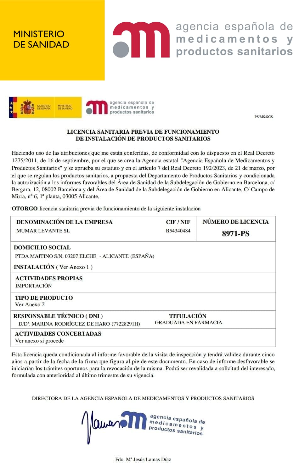 Colchón Antiescaras Tipo 1 Medical. Reg. Sanitario