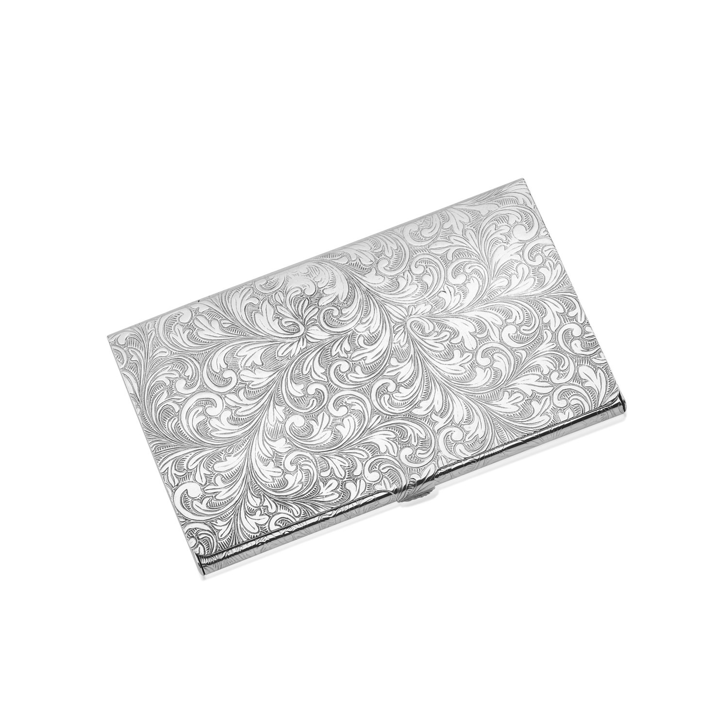 Luxury Sterling Silver 925 Business Card Holder Case Italy Zsamuel