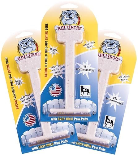 Bullibone Nylon Dog Chew Toy for Aggressive Chewers - Dental